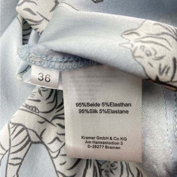 Herzen’s Angelegrnheit Tiger Silk Blouse 36‎ - Picture 10 of 10